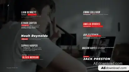 Lower Thirds 4.0 | After Effects Titles template preview