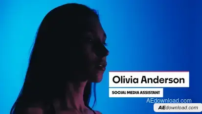 Lower Thirds Elements template preview
