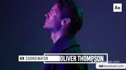 Lower Thirds Titles template preview