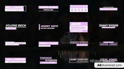 Lower Thirds | AE Elements template preview