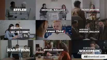 Lower Thirds | After Effects Elements template preview