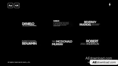 Lower Thirds | After Effects Titles template preview