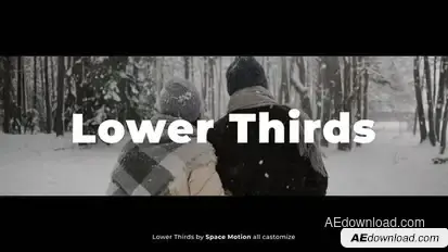 Lower Thirds Pack | AE Template Elements template preview