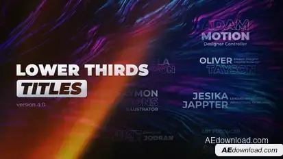 Lower Thirds Titles Titles template preview