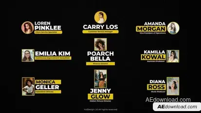 Lower Thirds with Photo | AE Titles template preview