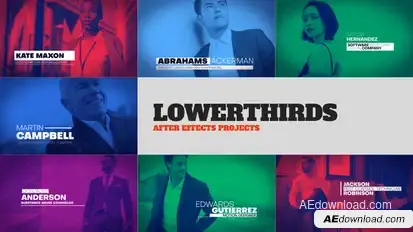 LowerThirds Titles template preview