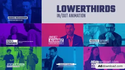 LowerThirds Titles template preview