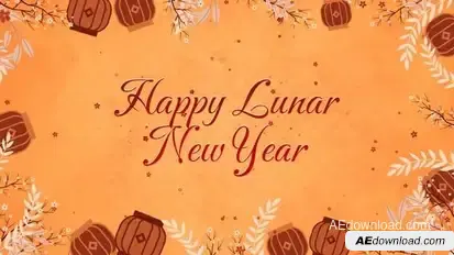 Lunar New Year Ident Openers template preview
