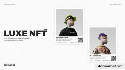 Luxe NFT broadcast-packages template preview