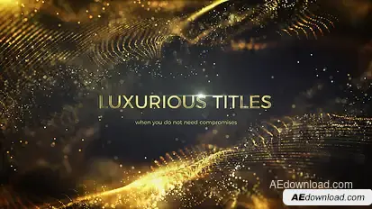 Luxurious Titles Titles template preview