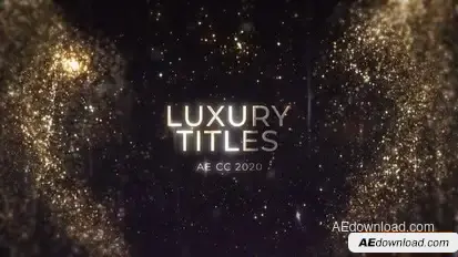 Luxury Awards Titles Logo Stings template preview