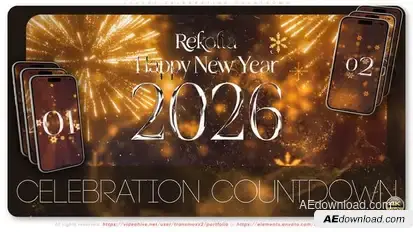 Luxury Celebration Countdown Openers template preview