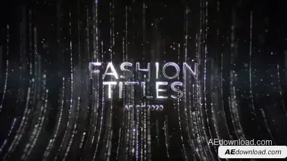 Luxury Fashion Lines Titles Titles template preview