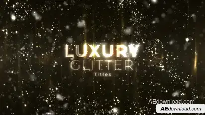 Luxury Glitter Titles Titles template preview