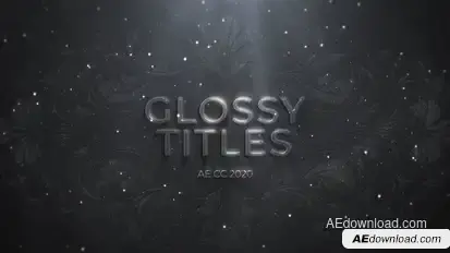 Luxury Glossy Royal Titles Titles template preview