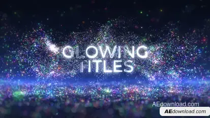 Luxury Glowing Titles Titles template preview