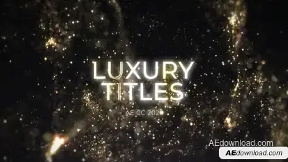 Luxury Gold Awards Titles Titles template preview