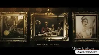Luxury Golden Frame Display Openers template preview