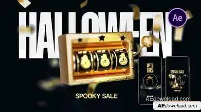 Luxury Halloween Sale Promo Openers template preview