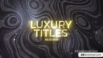 Luxury Liquid Titles Titles template preview