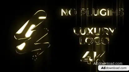 Luxury Logo Vertical Reveal — Elegant Animation for Brands Logo Stings template preview