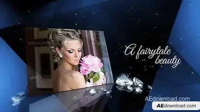 Luxury of Diamonds – Elegant Slideshow Video Displays template preview