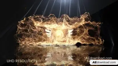 Luxury Particle Logo Logo Stings template preview