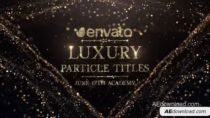 Luxury Particle Titles Titles template preview