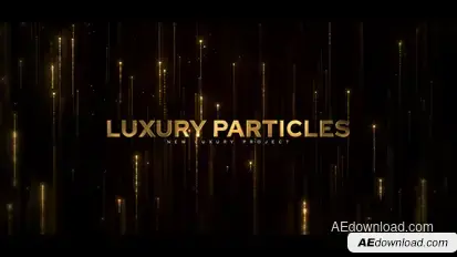 Luxury Particles Opener Titles template preview