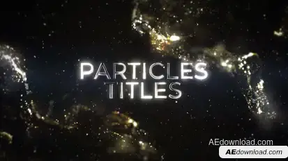 Luxury Particles Titles Titles template preview