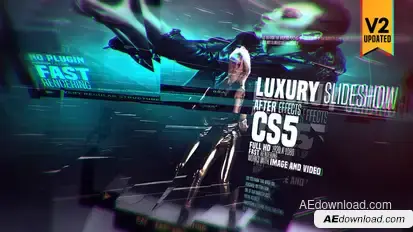 Luxury Slideshow Video Displays template preview