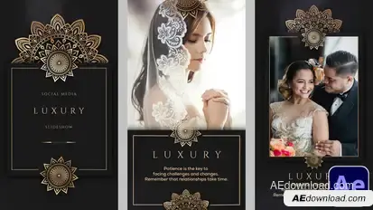 Luxury Social Media Slideshow Product Promo template preview