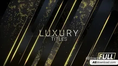 Luxury Titles | Award Titles broadcast-packages template preview