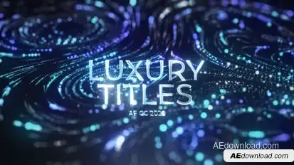 Luxury Wave Titles Titles template preview