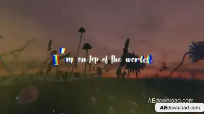 Lyric Music Video Titles template preview
