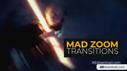 Mad Zoom Transitions | After Effects Elements template preview