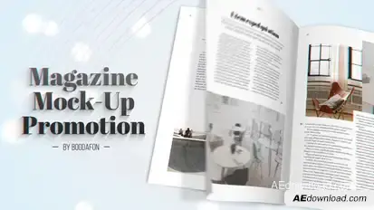 Magazine Mock-Up Promotion Product Promo template preview