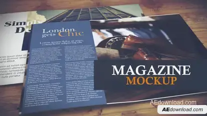 Magazine Mockup Product Promo template preview