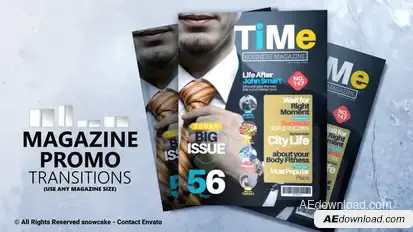 Magazine Promo - Transitions Product Promo template preview