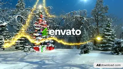 Magic Christmas Logo Logo Stings template preview