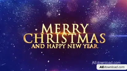 Magic Christmas Wishes 2025 Titles template preview