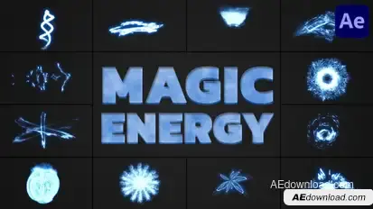 Magic Energy Elements for After Effects Elements template preview