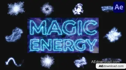 Magic Energy for After Effects Elements template preview