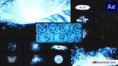 Magic Energy for After Effects Elements template preview