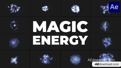 Magic Energy for After Effects Elements template preview