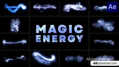 Magic Energy for After Effects Elements template preview