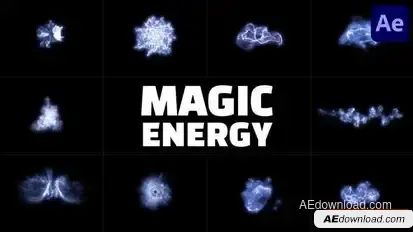 Magic Energy for After Effects Openers template preview