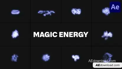 Magic Energy for After Effects Elements template preview