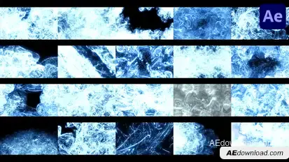 Magic Energy Seamless Transitions for After Effects Elements template preview