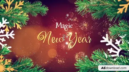 Magic New Year Titles template preview